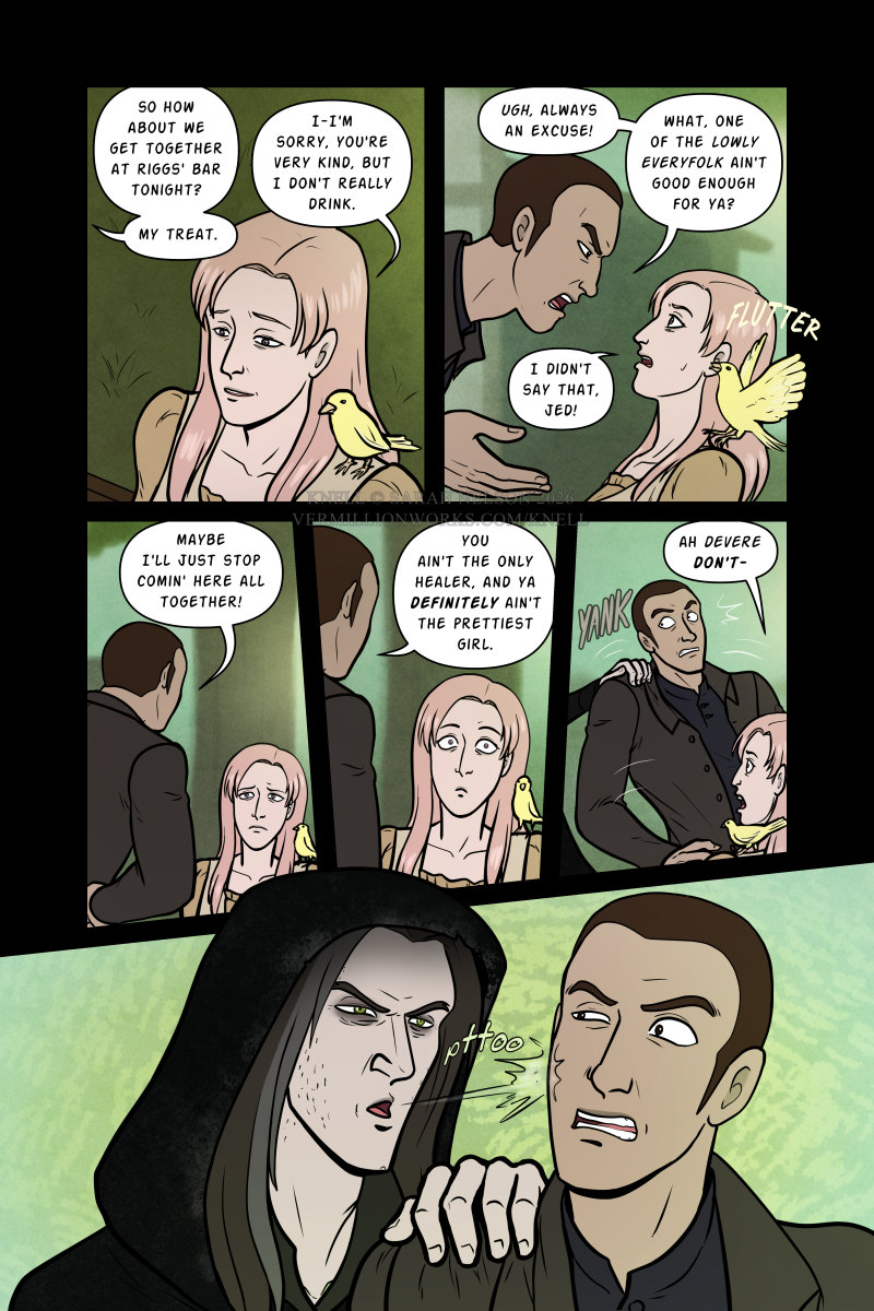 Why everyone fears necromancers: They spit.